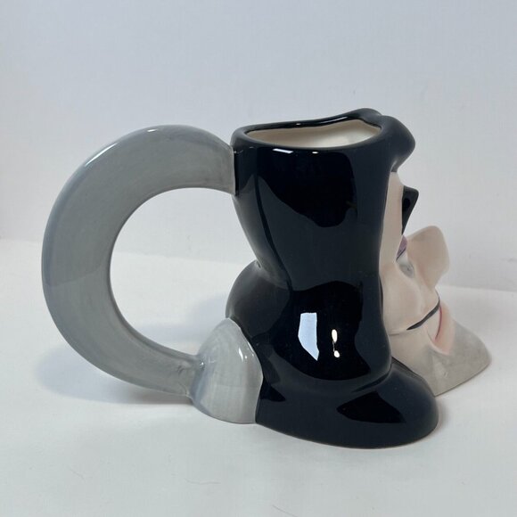 Disney 3D‎ Captain Hook Face Mug Vintage 90s Peter Pan WDW DISNEY Parks - Picture 4 of 14